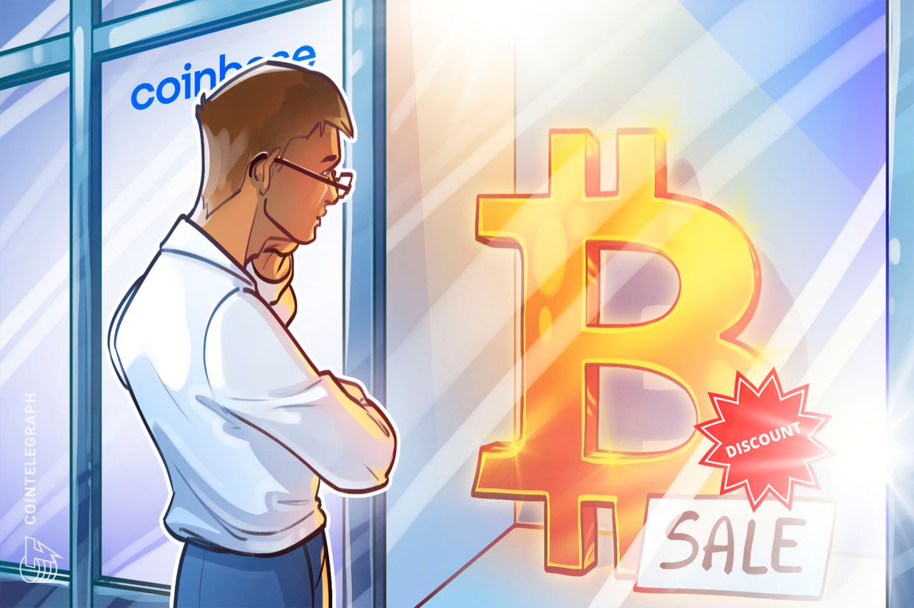 Bitcoin trades at a 'discount' on Coinbase: Is a $76K retest next?