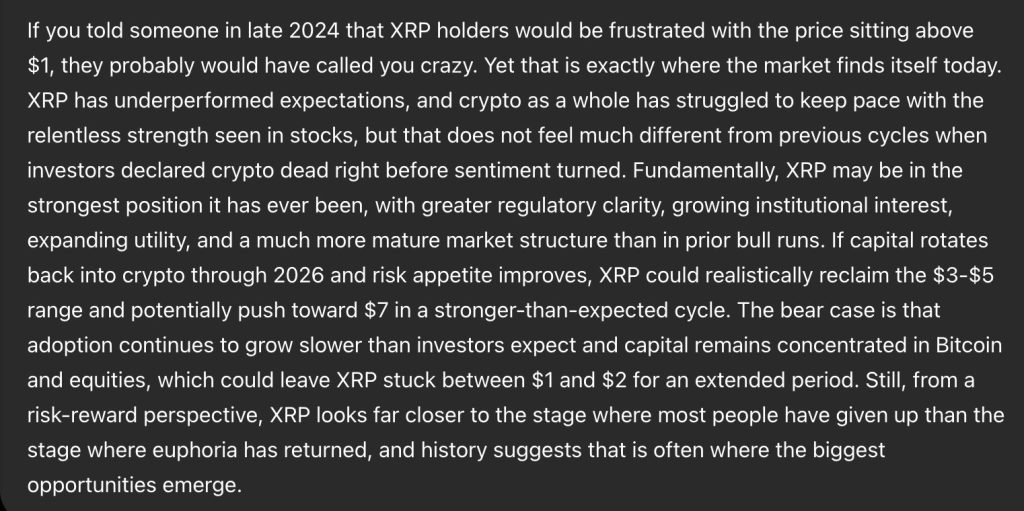 This ChatGPT AI XRP Price Prediction Should Not Make Sense But It Does